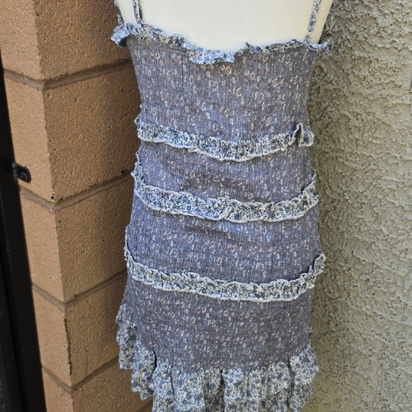 Sim & Sam Blue Ruffle Tiered Dress - Picture 7 of 10